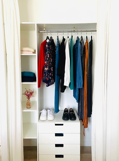 relooking du dressing audrey jeanjean tri de garde robe